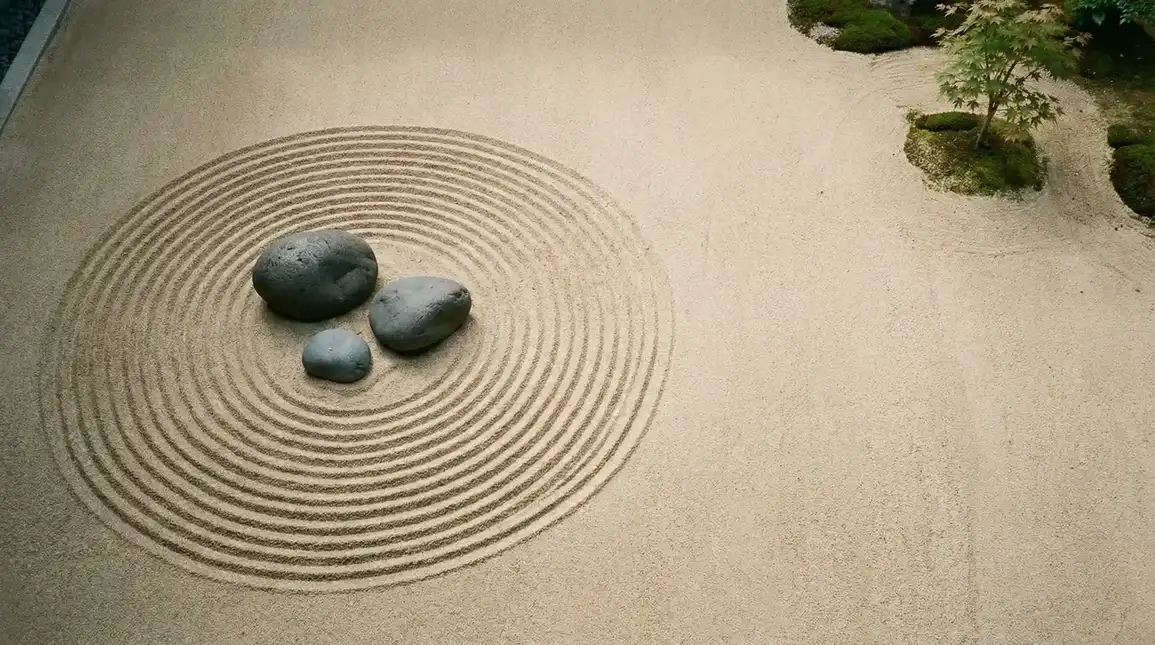 多宝彩票 书斋枯山水沙盘全景